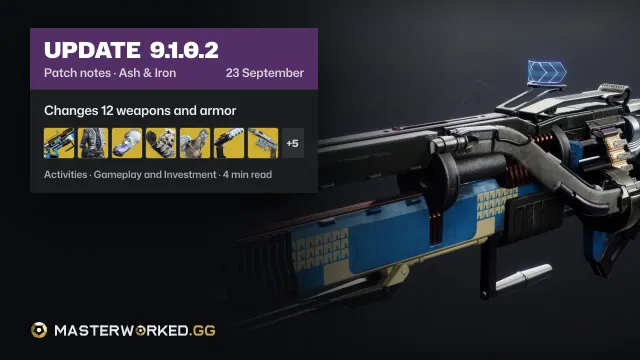 Destiny 2 Ash & Iron Update 9.1.0.2 Patch Notes: Everything Coming in This Update