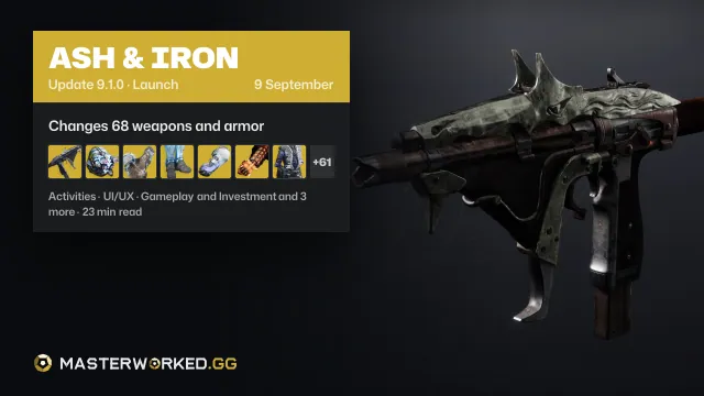 Destiny 2 Ash & Iron Update 9.1.0 Patch Notes: Everything Coming in This Update